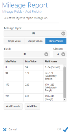 Edited ranges Edited ranges
